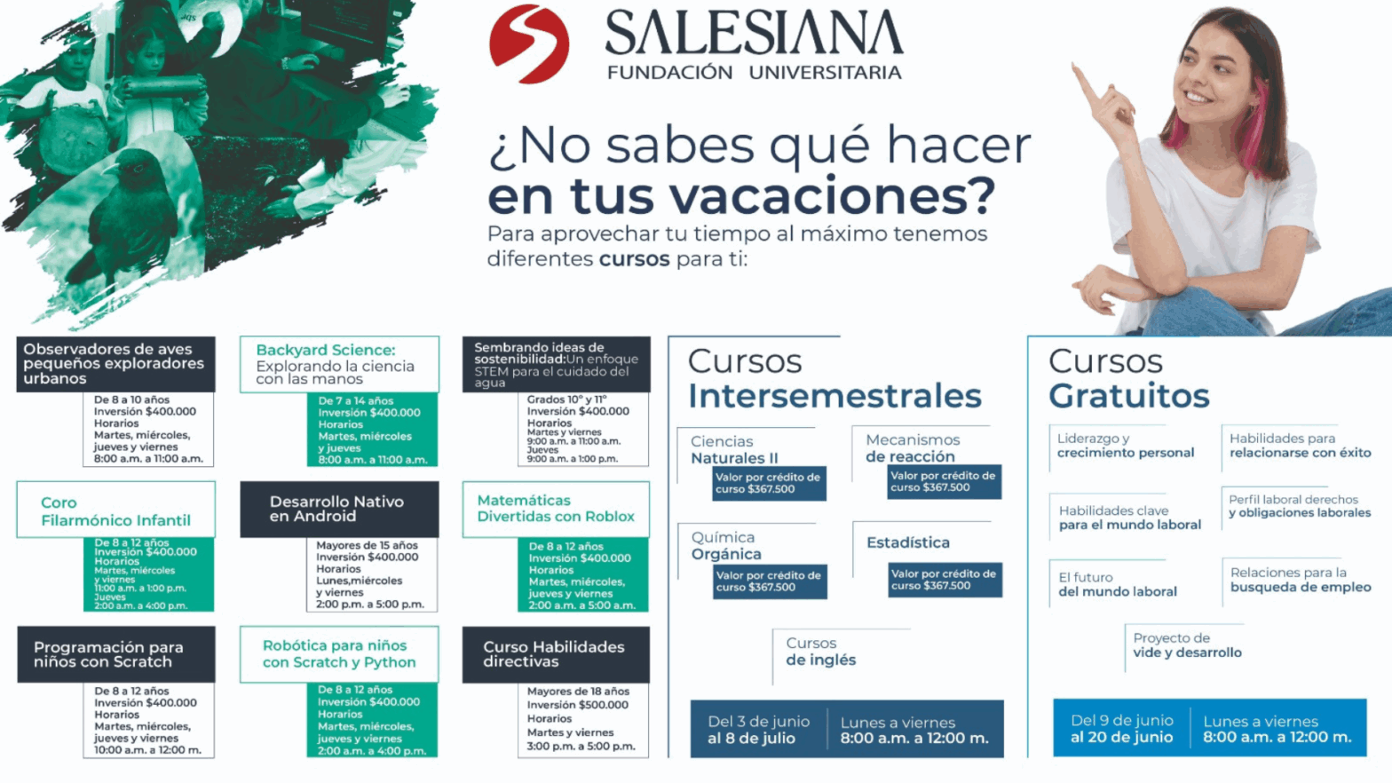 Escuela de verano en SALESIANA