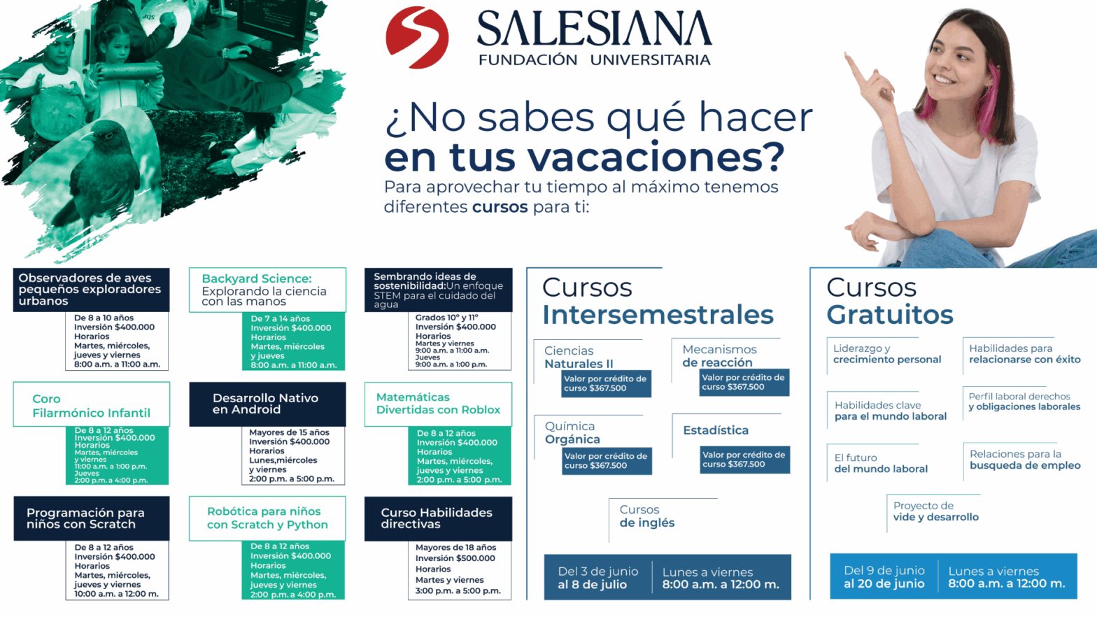 Escuela de verano en SALESIANA