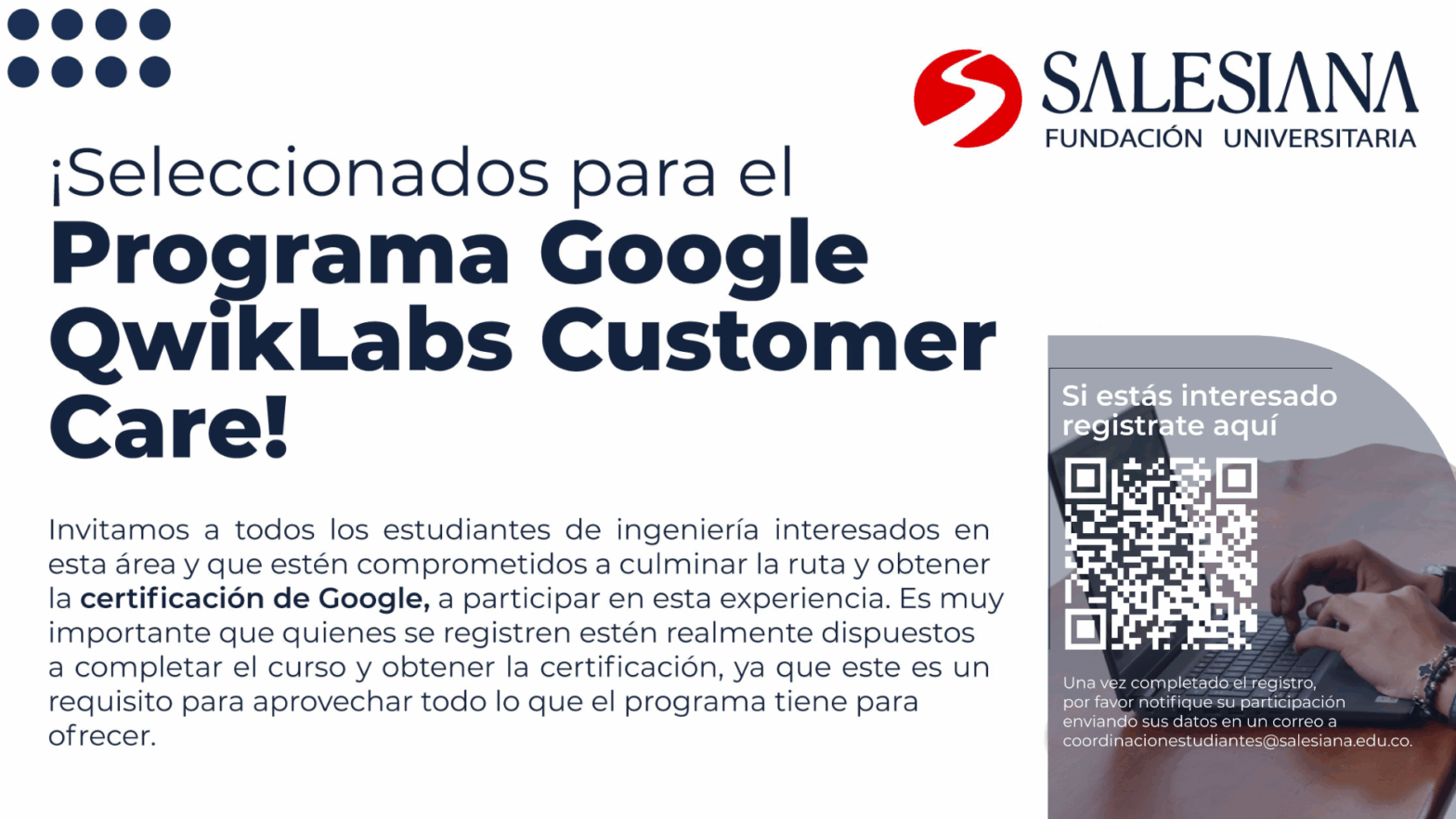¡Hemos sido seleccionados para el Programa Google QwickLabs Customer Care!
