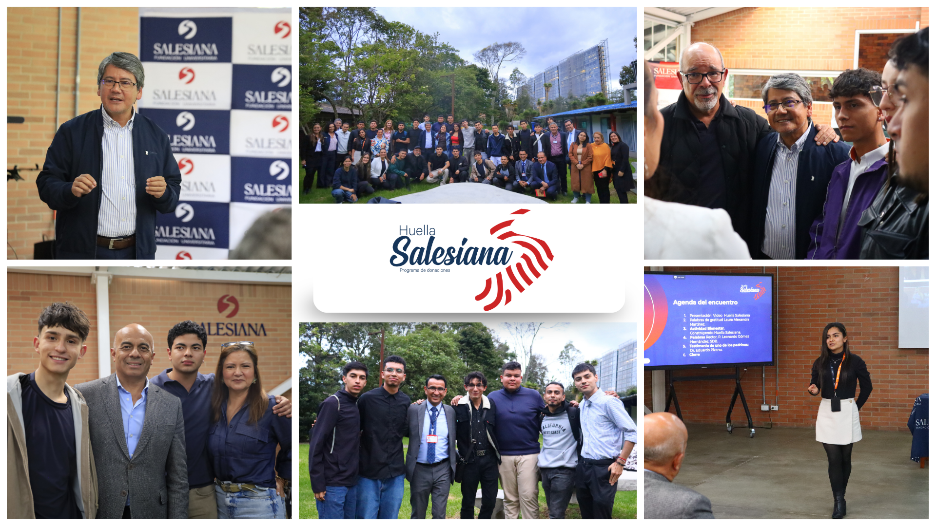 Primer encuentro entre padrinos y ahijados del programa Huella Salesiana